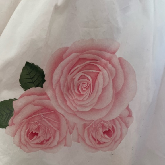 Mini dress with Puff sleeves - Picture 4 of 8